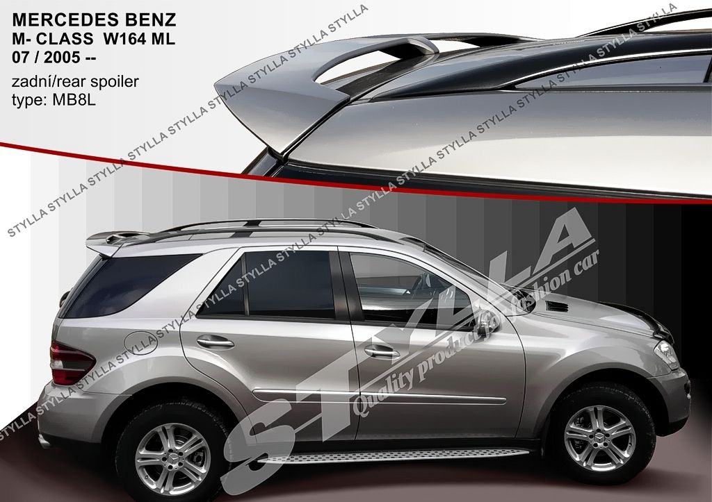 Spoiler Na Tylną Klape Górny, Mercedes Benz M-Class W164, 2005-2011