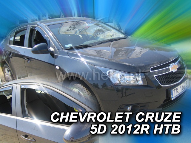 Owiewki szyb na boczne drzwi, Chevrolet Cruze, 5 drzw