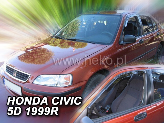 Owiewki szyb na boczne drzwi, HONDA CIVIC, 4 drzw., EJ, EK