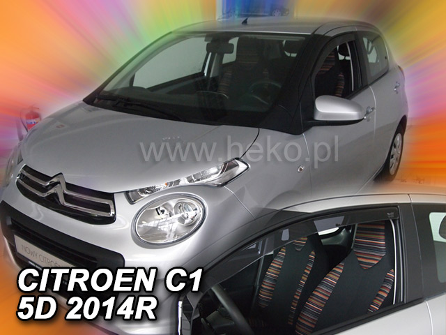 Owiewki Szyb Na Boczne Drzwi, Citroen C1, 5 Drzw., 2014->