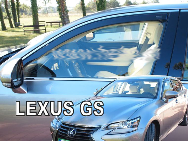 Owiewki szyb na boczne drzwi, Lexus GS IV, 4 drzw., 2012