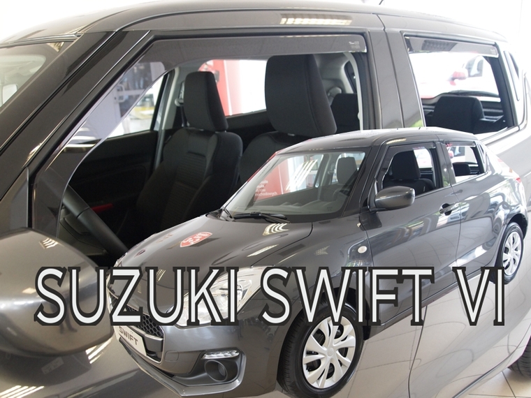 Owiewki szyb na boczne drzwi, Suzuki Swift V, 5 drzw
