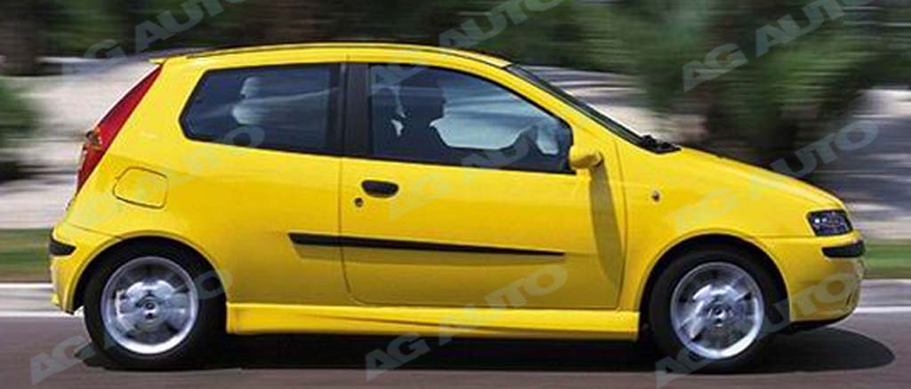 Listwy boczne na drzwi ochronne, Fiat Punto II, 1999>2011