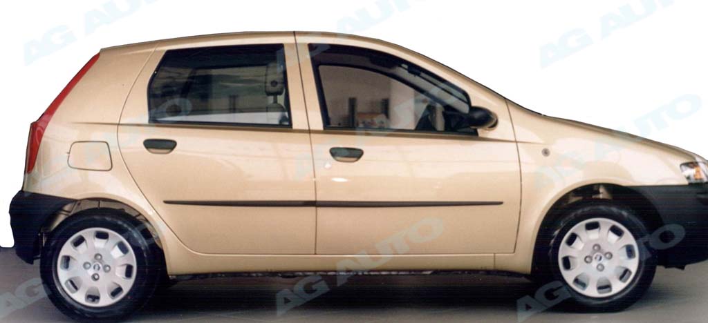 Disobedience shower Normal Listwy boczne na drzwi ochronne, Fiat Punto II, 1999->2011, 5 dwrz.