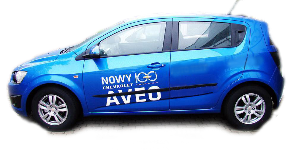 Listwy boczne na drzwi ochronne, Chevrolet Aveo, 2011>