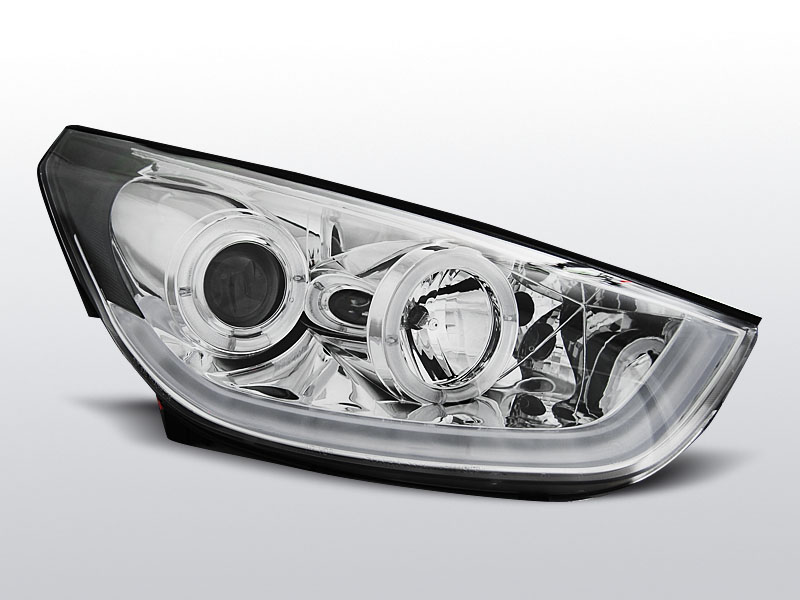 Lampy przednie, HYUNDAI IX35, 2010-2013, CHROM TUBE LIGHT